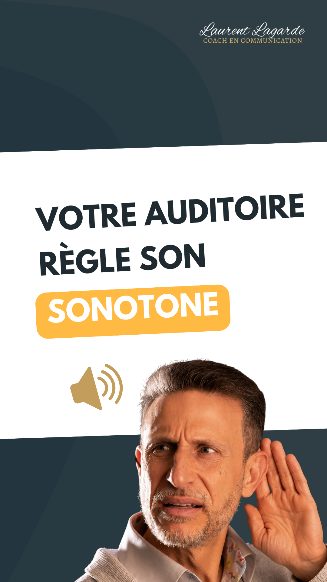 volume sonore prise de parole