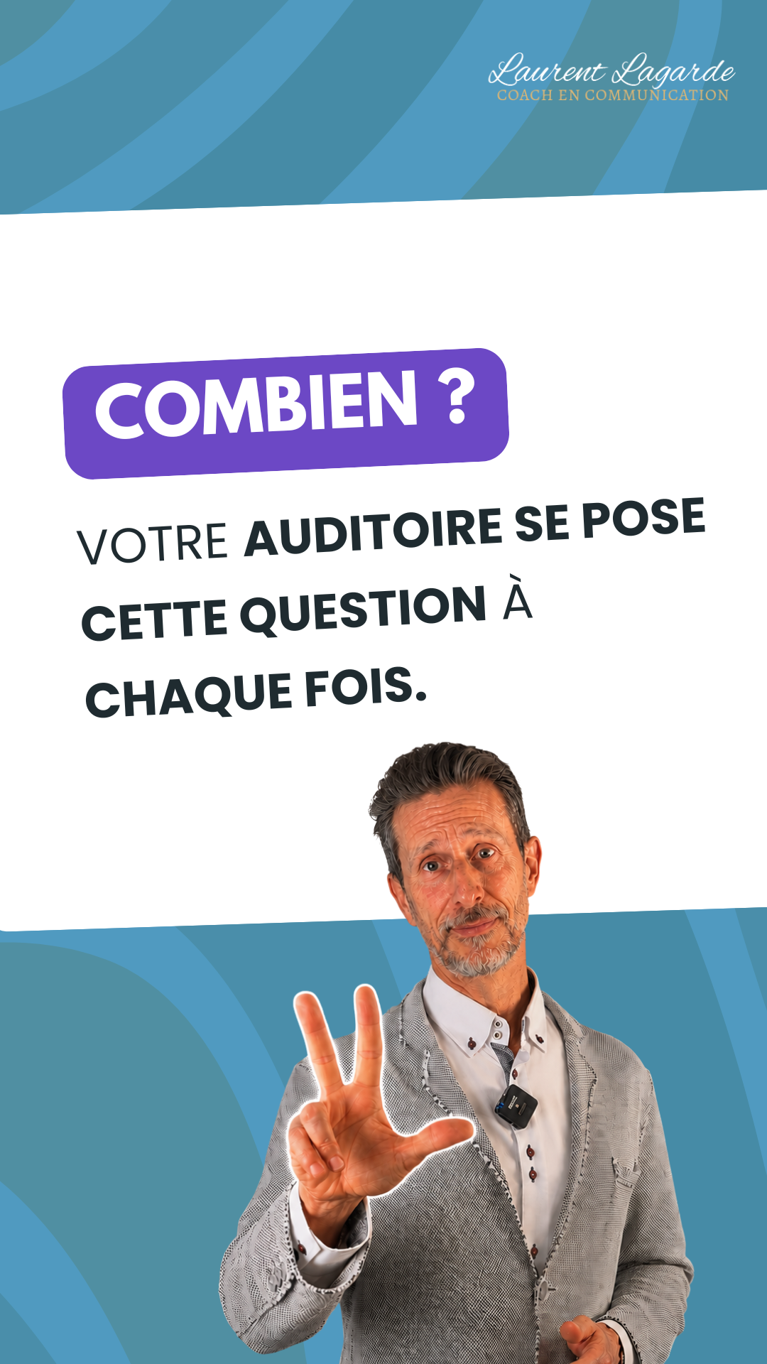gestuelle de numération prise de parole